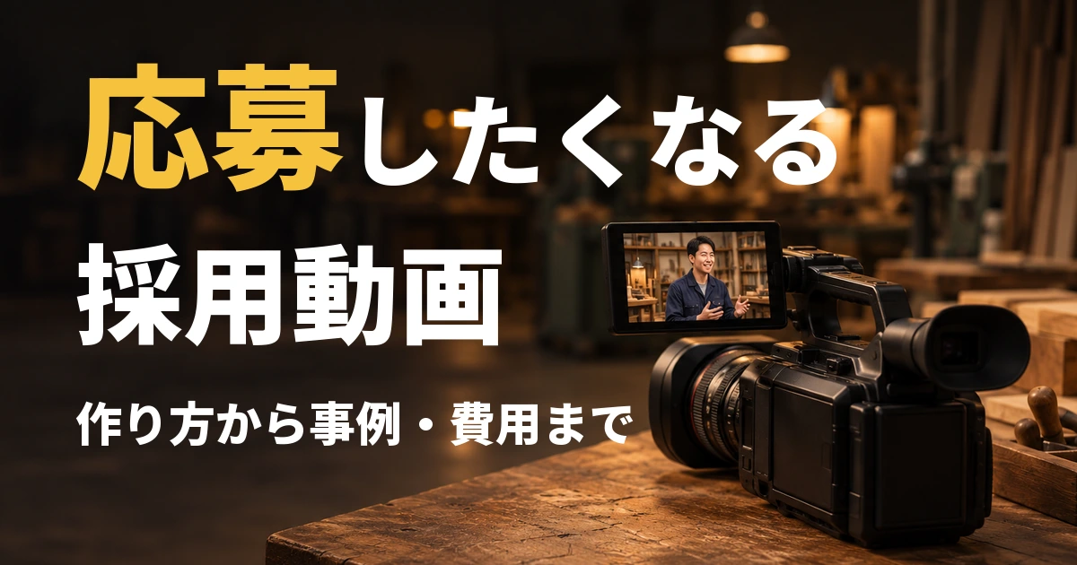 応募したくなる採用動画｜作り方から事例・費用まで